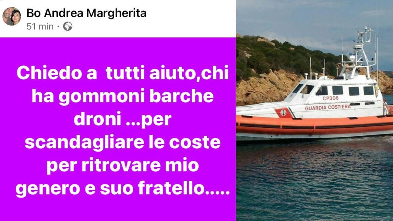 Fratelli dispersi in mare, l’appello social: «Aiutateci a ritrovarli»