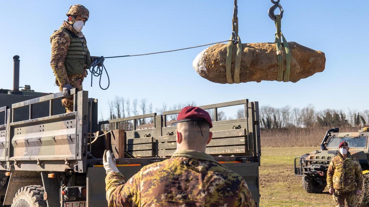 Ordigno bellico trovato a San Biagio, il 25 maggio sarà fatto brillare