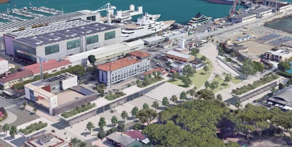 Un rendering del progetto