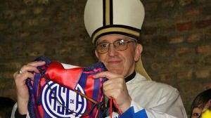 IL PAPA FRANCESCO TIFOSO DELLA SQUADRA DI CALCIO SAN LORENZO DI BUENOS AIRES