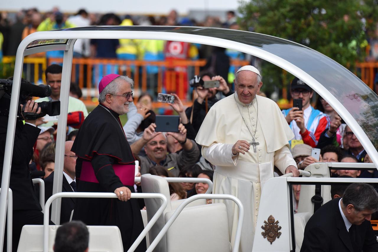 
	Il Papa a Nomadelfia (foto Enzo Russo)

