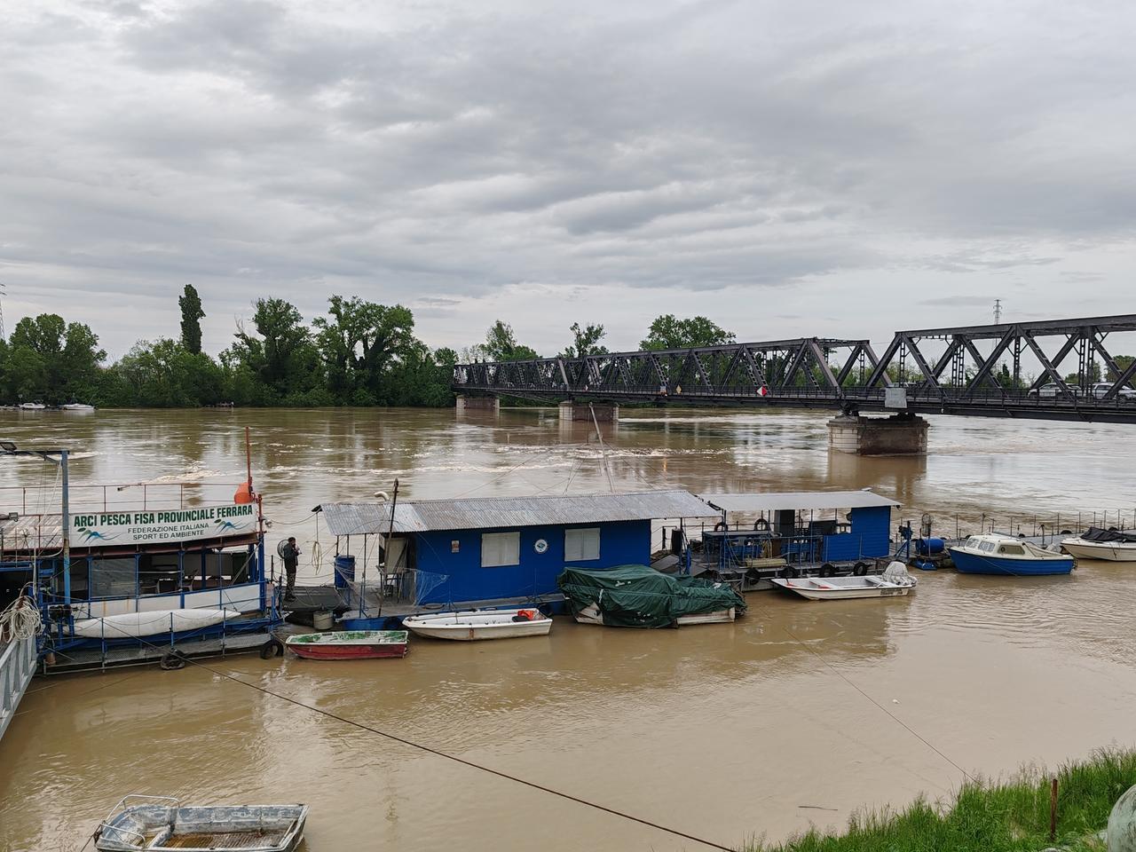 Piena del Po, allerta arancione prolungata di 24 ore