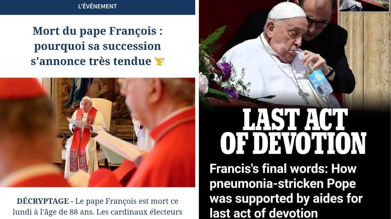 La Morte di Papa Francesco sui siti di tutti i giornali del mondo: ecco cosa scrivono