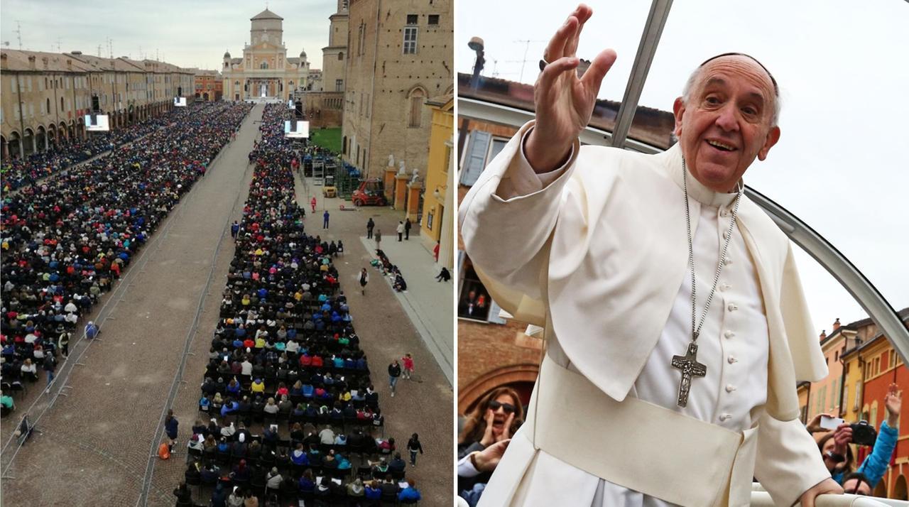 
	Papa Francesco a Carpi il 2 aprile 2017

