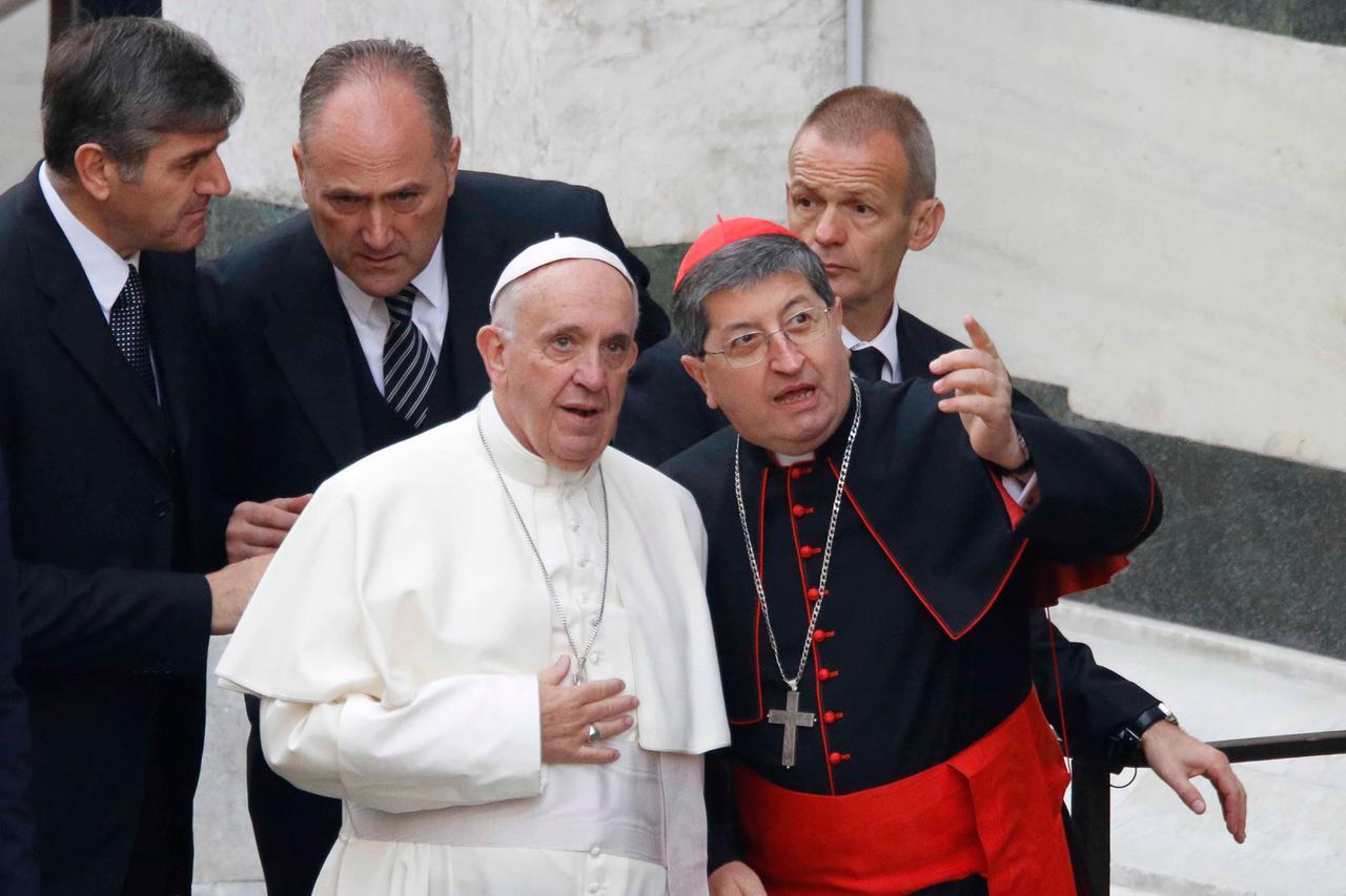 
	Giuseppe Betori con Papa Francesco a Firenze nel 2015

