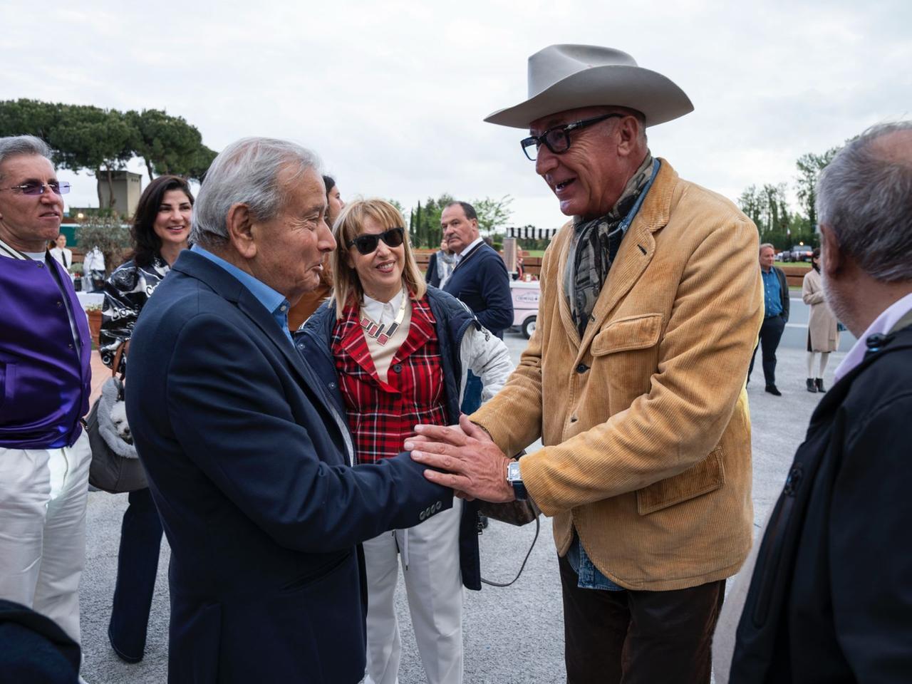 
	Giuseppe Galeotti, storico patron della Canniccia, e Attilio Bindi

