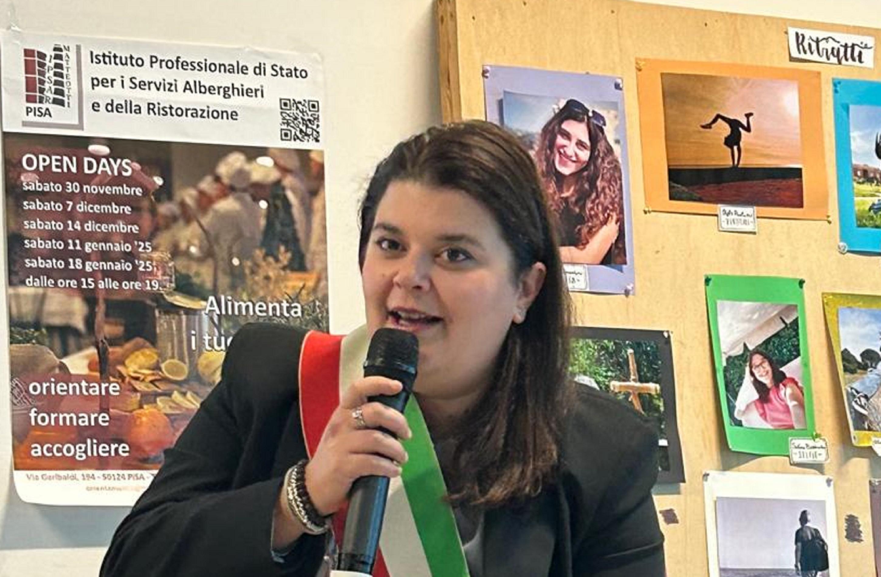 La sindaca di Collesalvetti, Sara Paoli