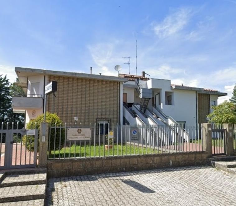 
	La stazione dei carabinieri di Sorano

