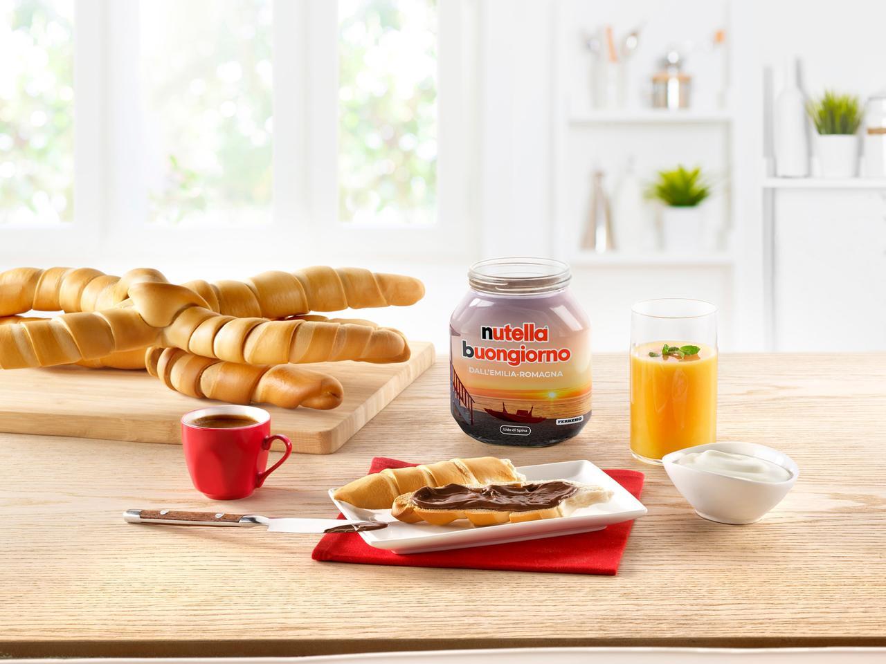 Nutella Buongiorno, Lido Spina protagonista sull’iconico vasetto