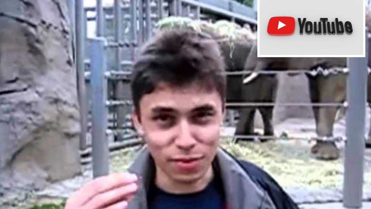 Un fermo immagine del primo video pubblicato su YouTube