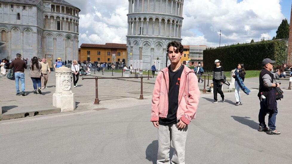 Samuele Carrino, protagonista di Riv4li, la serie Netflix girata a Pisa<br />
	 