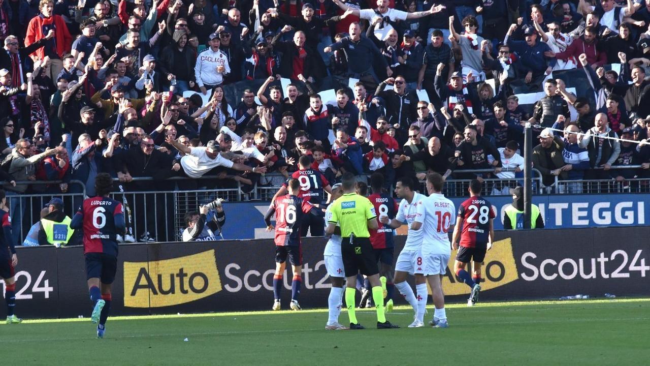 Cagliari-Fiorentina 1-2: Brutta battuta d’arresto per i rossoblù