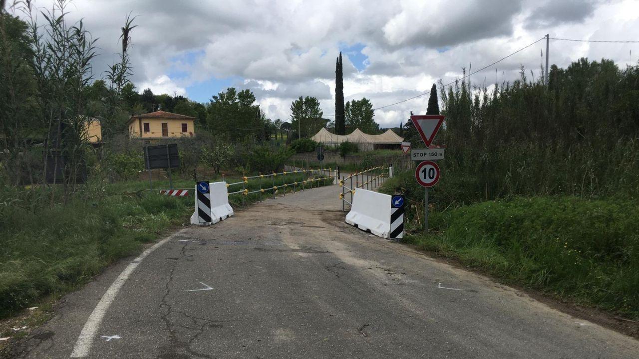 
	Il ponte riaperto (Foto: Comune di Terricciola)

