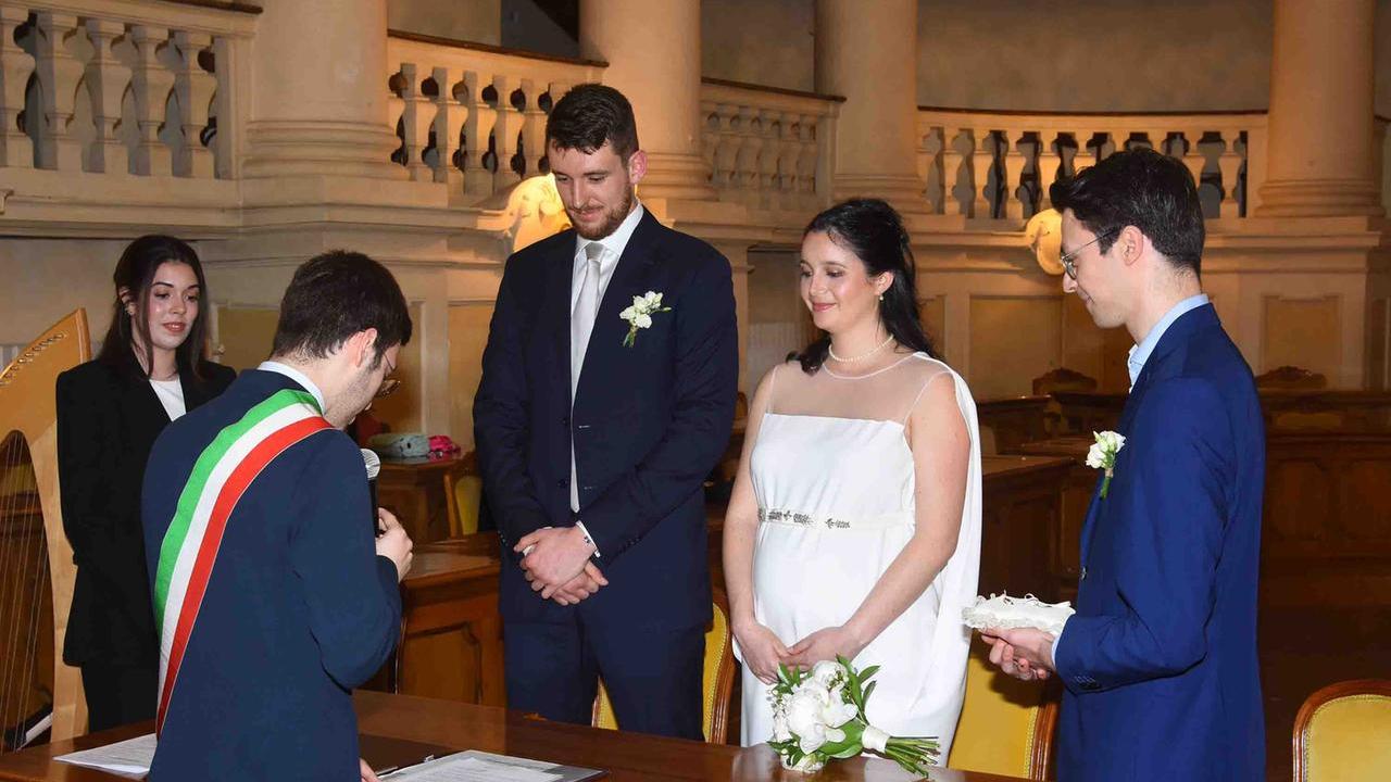 Alessandro Lever e Camilla sposi a Reggio Emilia
