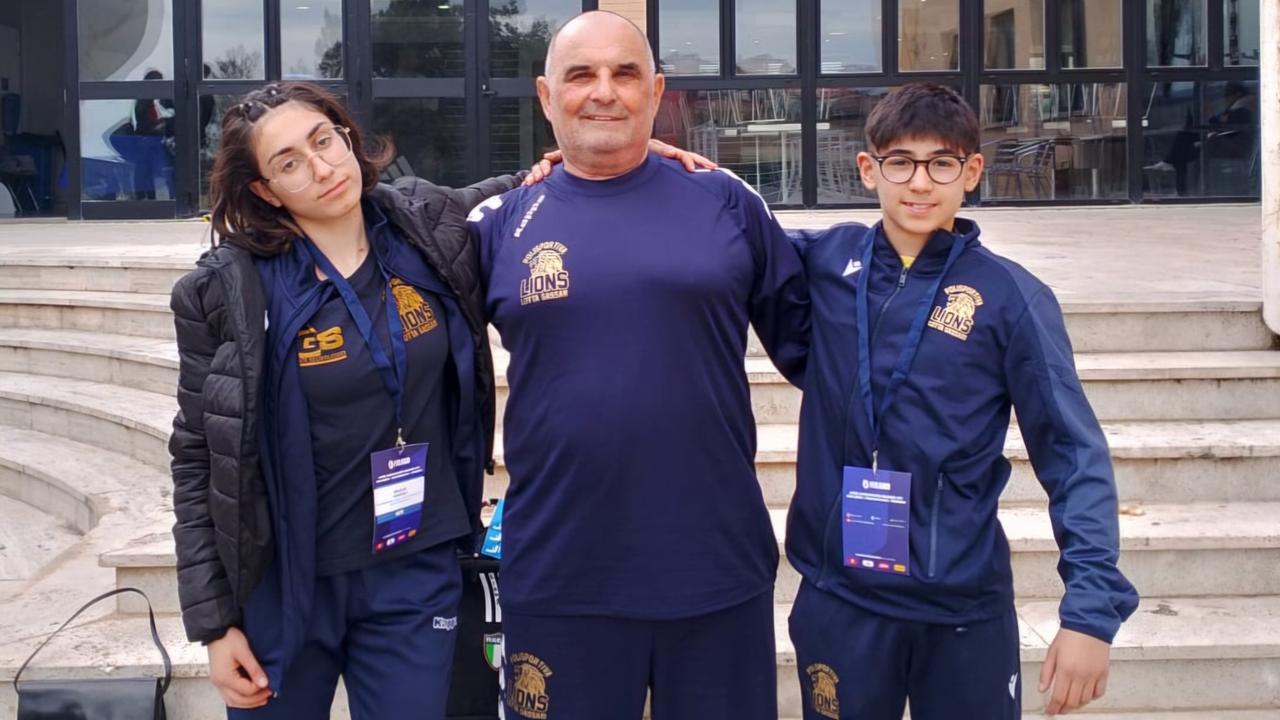 Giulia Garau, Claudio Bortolu e Andrea Nieddu (foto Ivan Nuvoli)