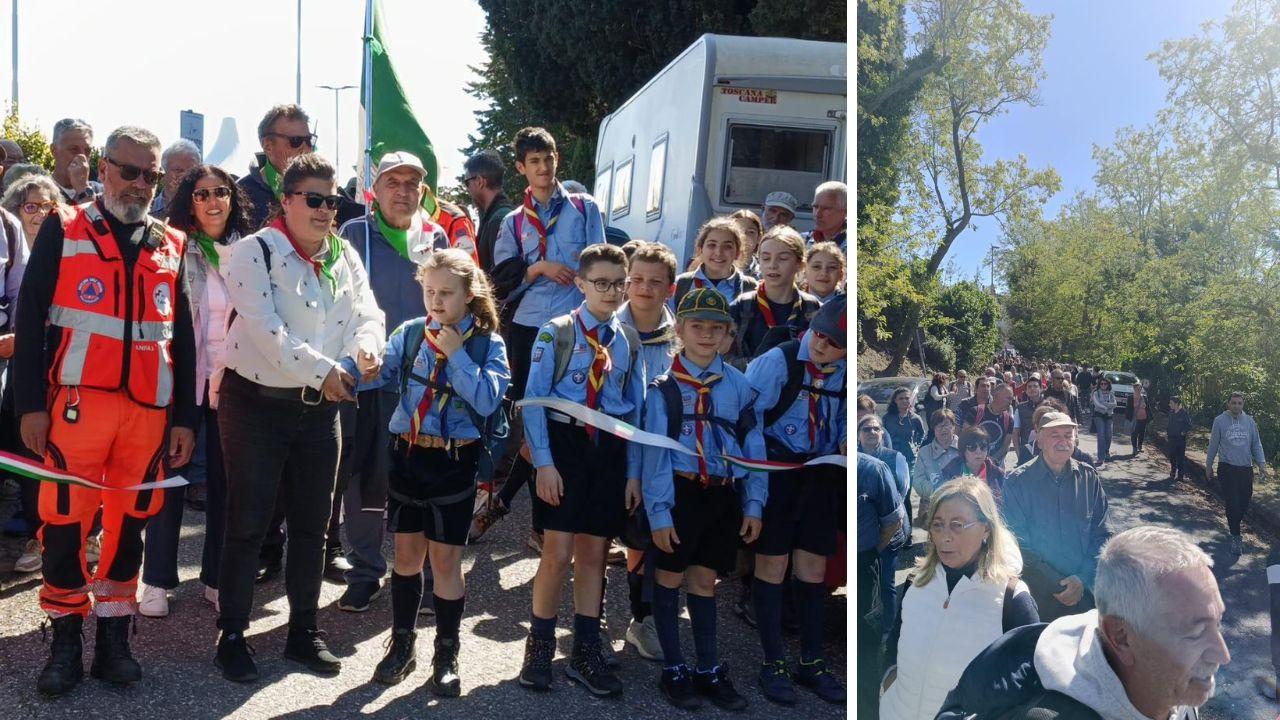 Collesalvetti e la sua camminata della pace per celebrare il 25 Aprile