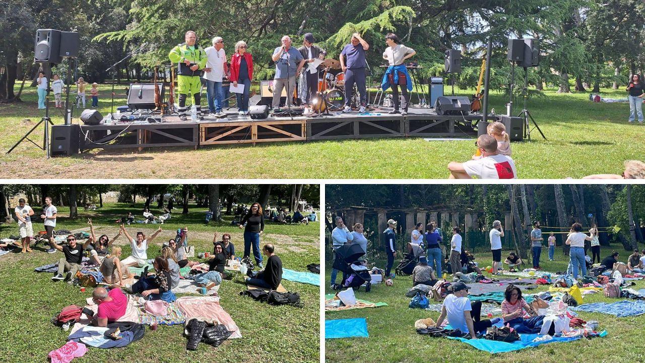 Livorno, oltre 500 persone in Villa Maurogordato per il picnic “Come una volta”