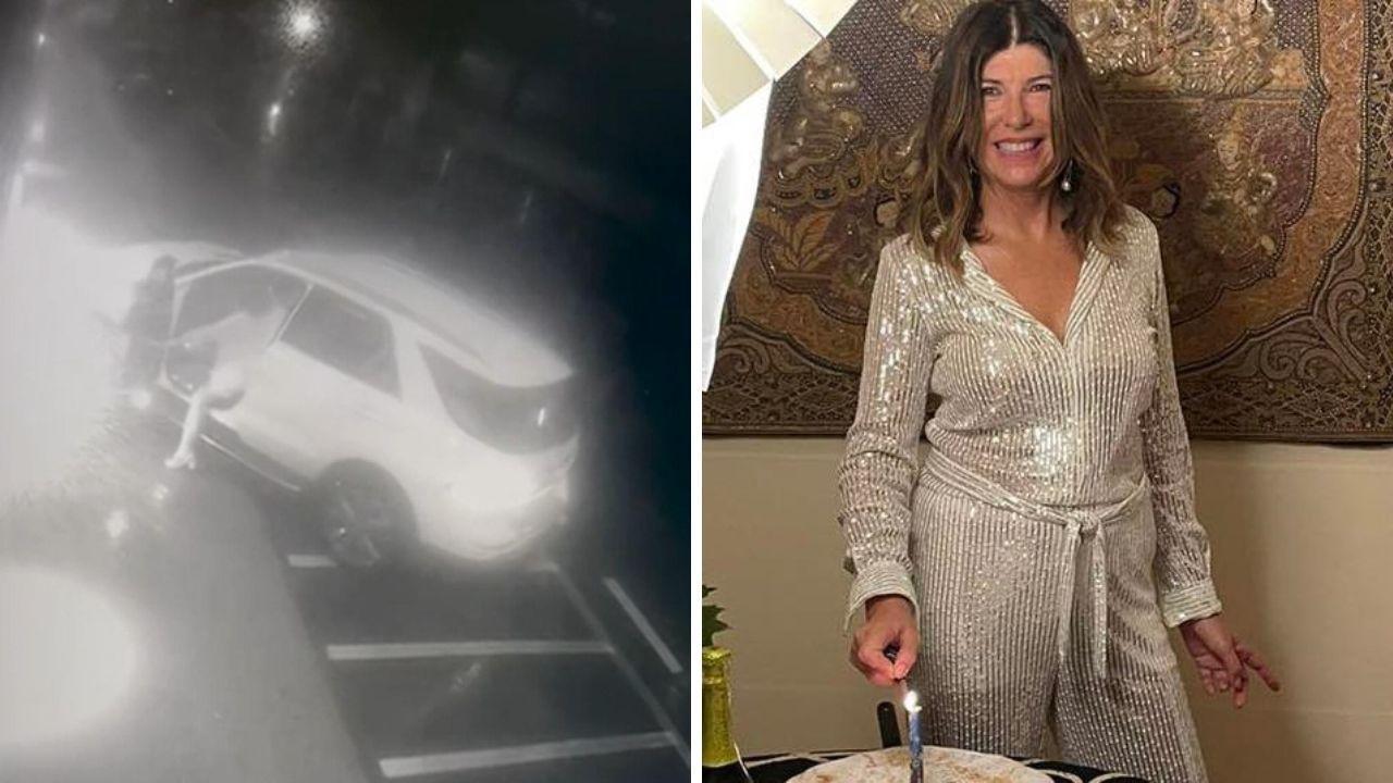 Il suv col quale è stato investito l'uomo e l'imprenditrice Cinzia Dal Pino