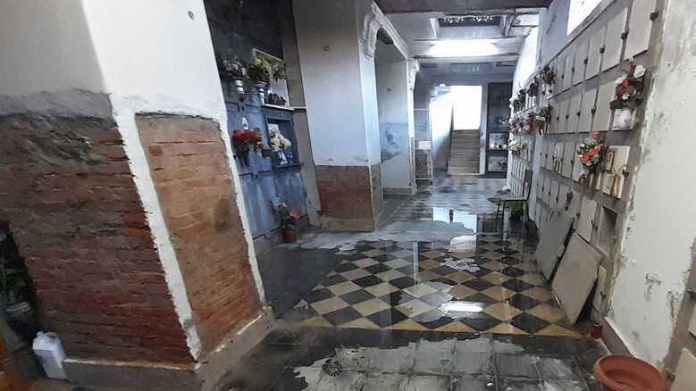 Montecatini, scatta l’allarme infiltrazioni per il cimitero di via Cividale