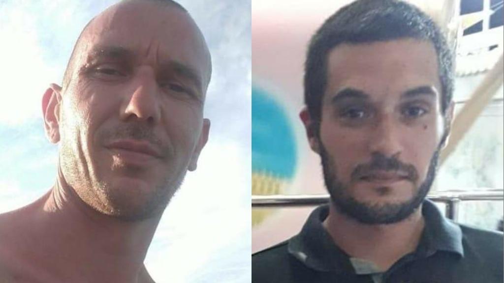 Davide Calvia a sinistra e Giovannino Pinna a destra