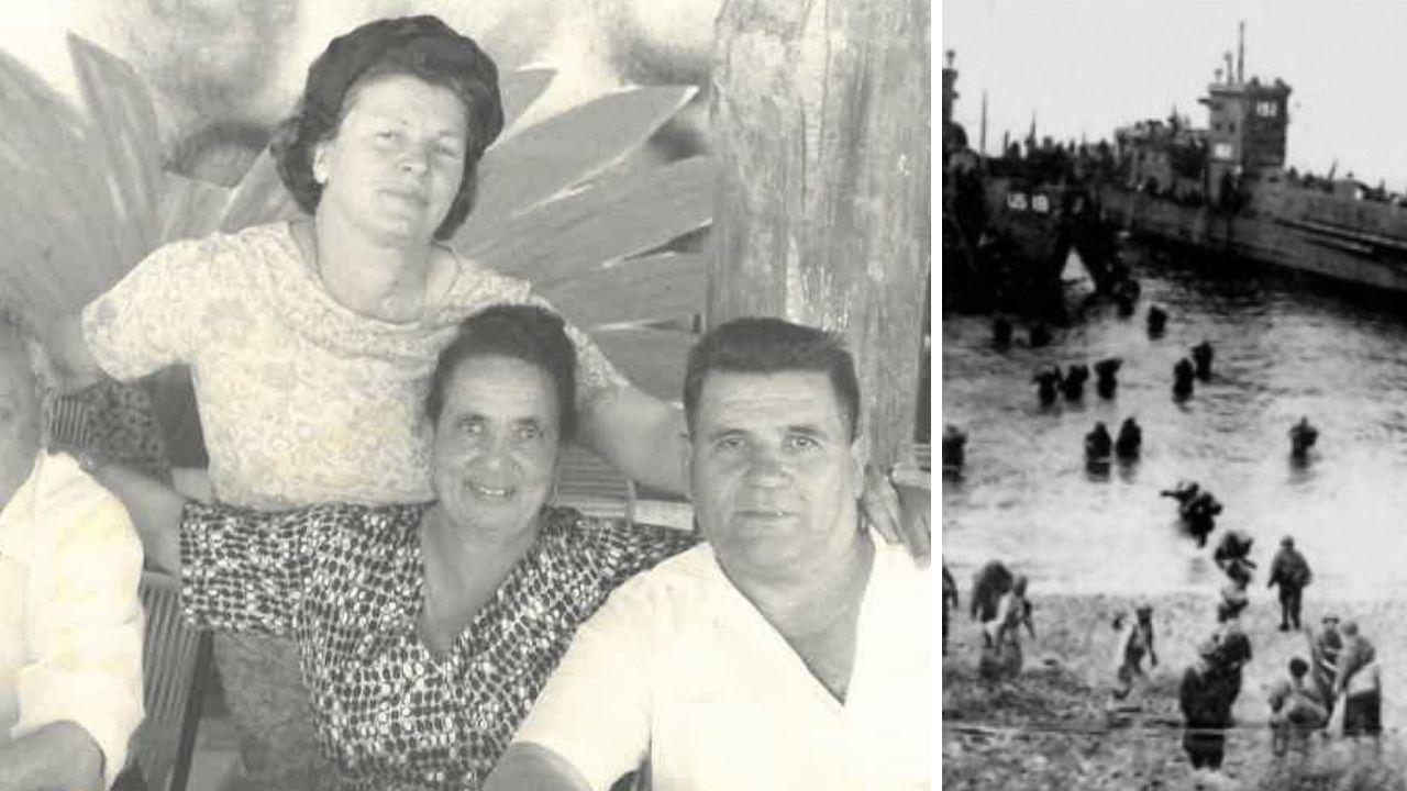 
	Olimpia (in piedi) nella concessa da Stefano Franceschi. A destra lo sbarco all'Elba nel 1944

