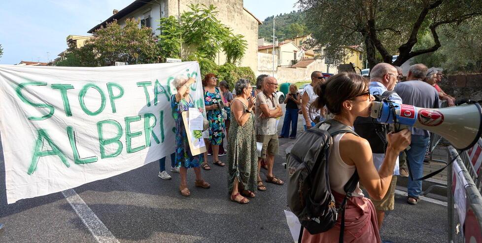La protesta dello scorso agosto