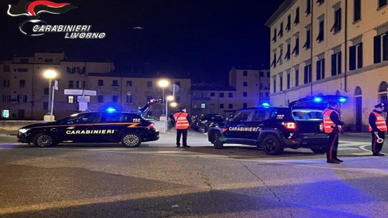 Un posto di controllo dei carabinieri (foto d'archivio)