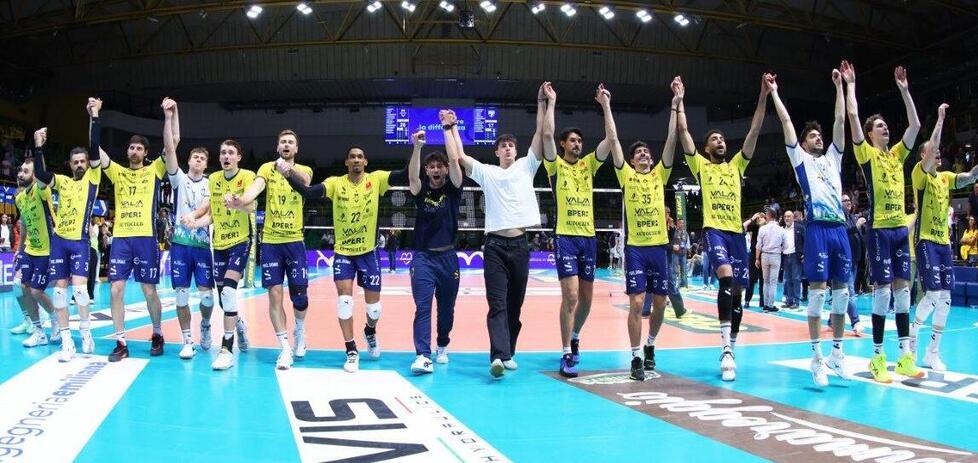 
	L'esultanza di Modena Volley

