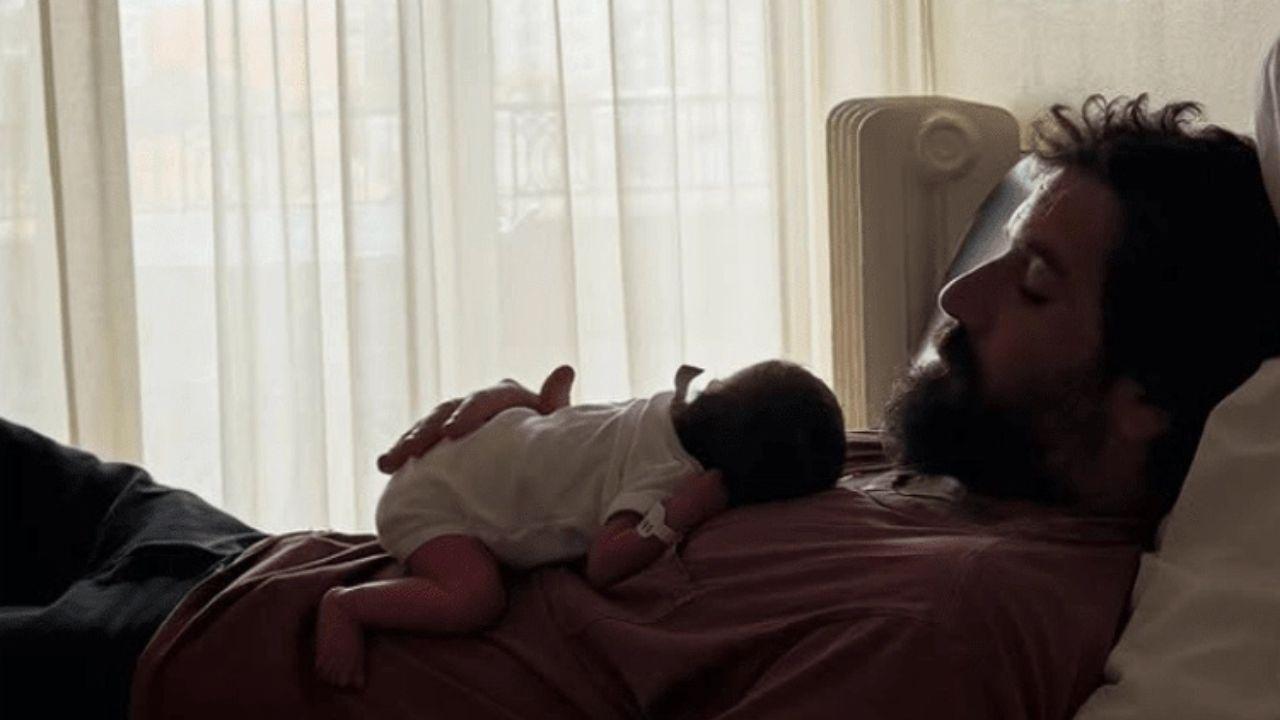 Tommaso Paradiso con la bambina