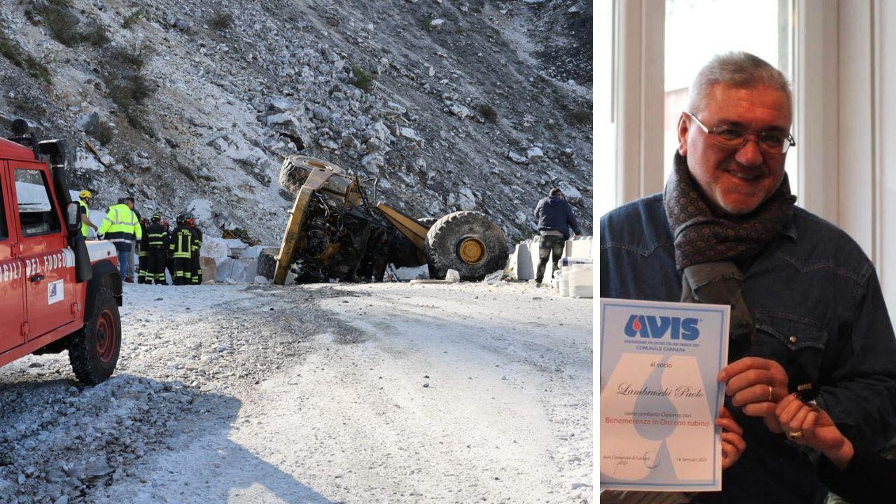 Il luogo della tragedia e la vittima