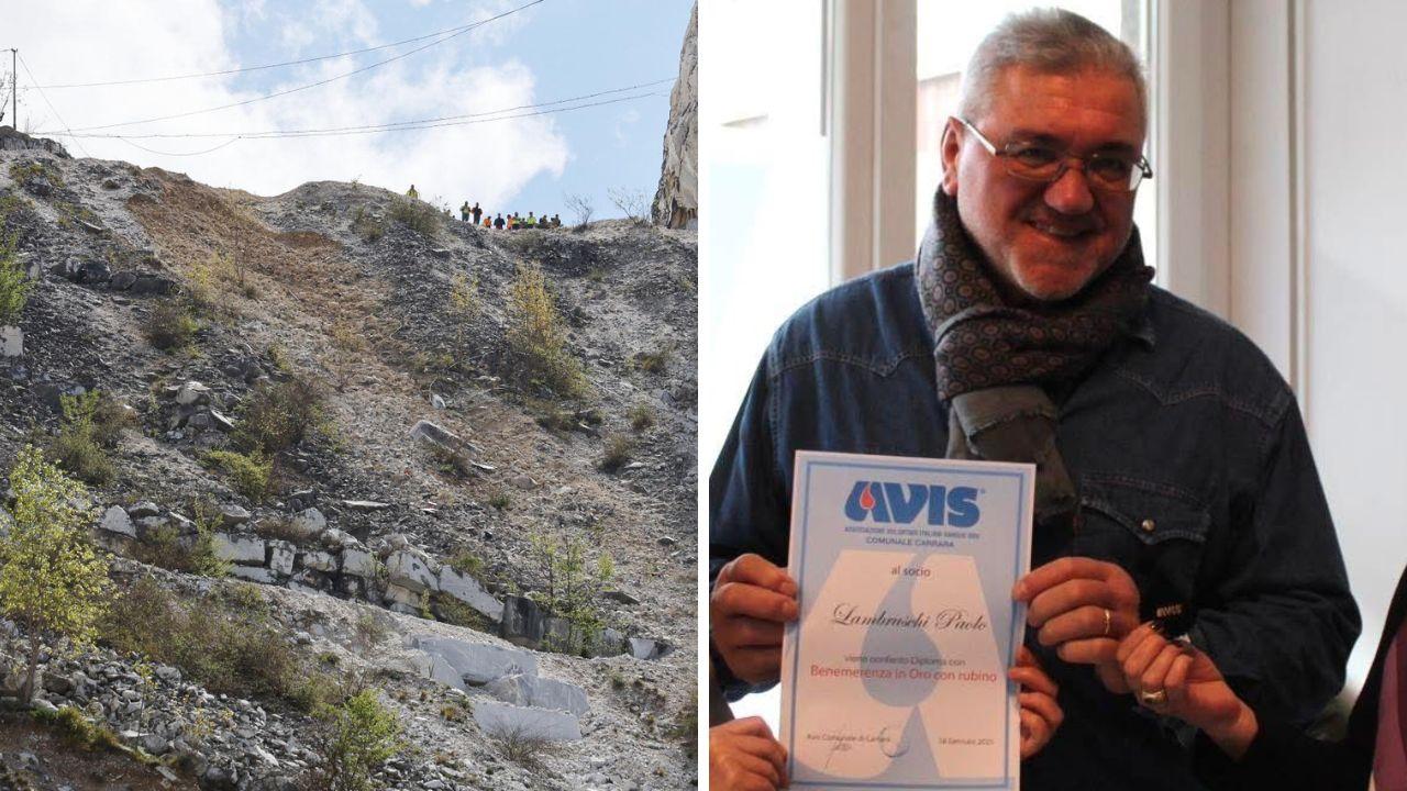 
	Paolo Lambruschi e la zona dell'incidente mortale (foto Matelli/Cuffaro)

