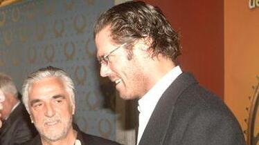 A sinistra Ivano Fanini, a destra Cipollini nel 2006