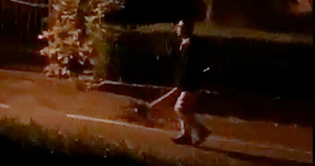 
	L'aggressore con la spranga in mano

