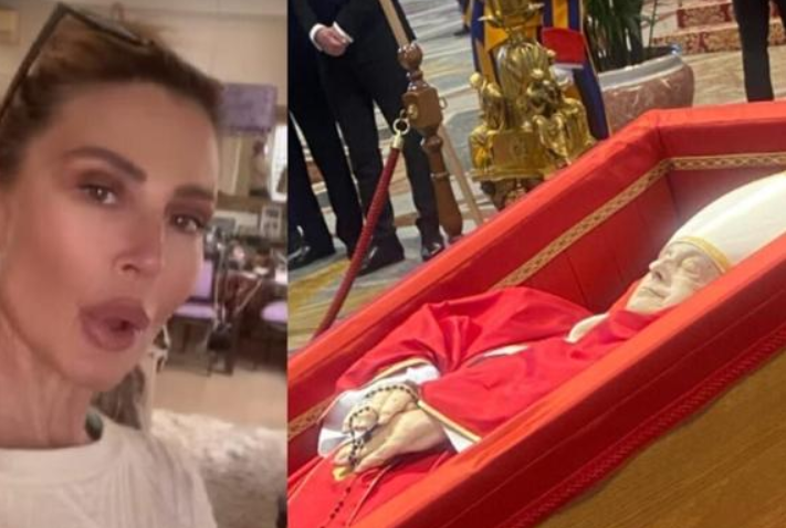 Nathalie Caldonazzo: «Chiedo scusa per la foto del feretro di papa Francesco»