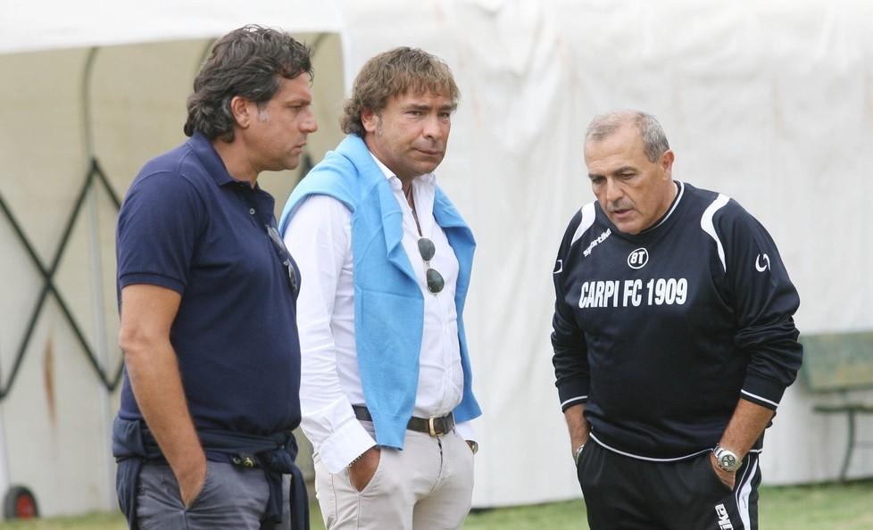 
	Cristiano Giuntoli, Stefano Bonacini e Fabrizio Castori

