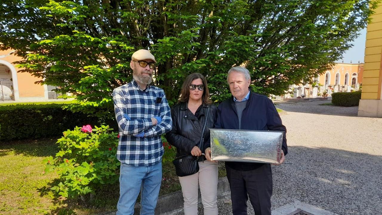 I resti di Aristide Ganassi alla famiglia 80 anni dopo