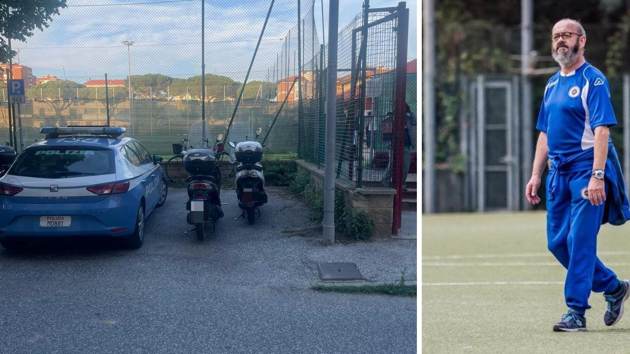 Il luogo della tragedia e Francesco Capovani (foto profilo Fb)