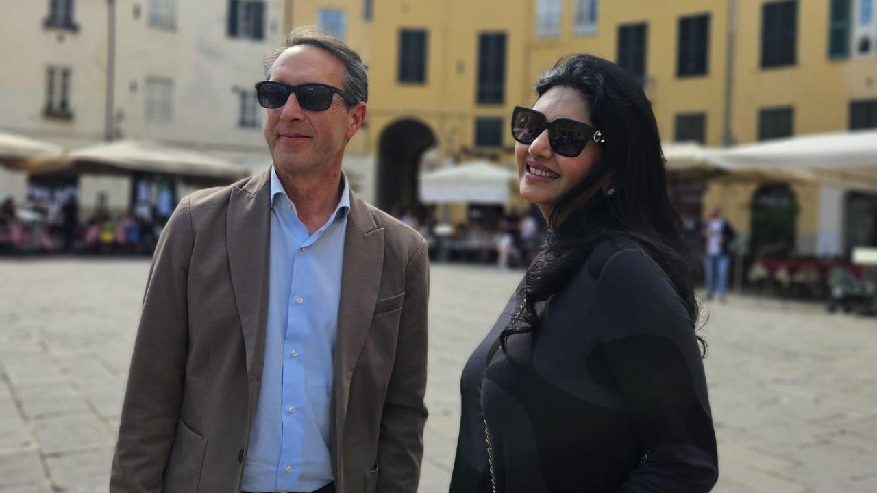 Un momento della visita