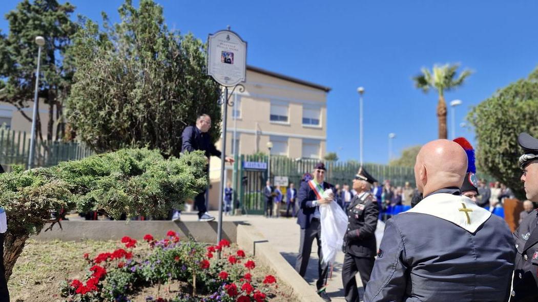 Una targa per ricordare il maresciallo Paolo Mero, morto in servizio