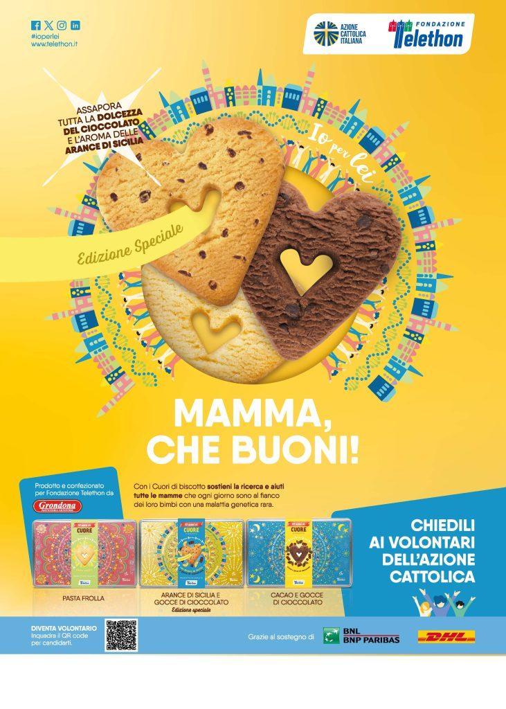 Sassari, i biscotti di Telethon al mercatino Coldiretti dell’Emiciclo sabato 3 maggio