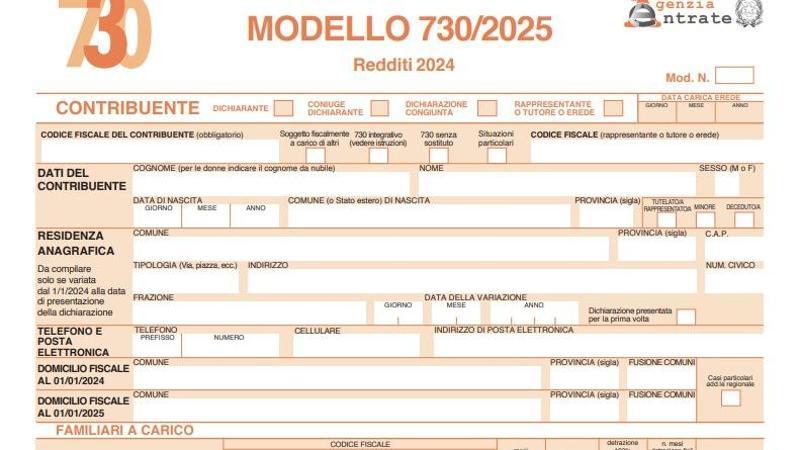 Il modello 730/2025
