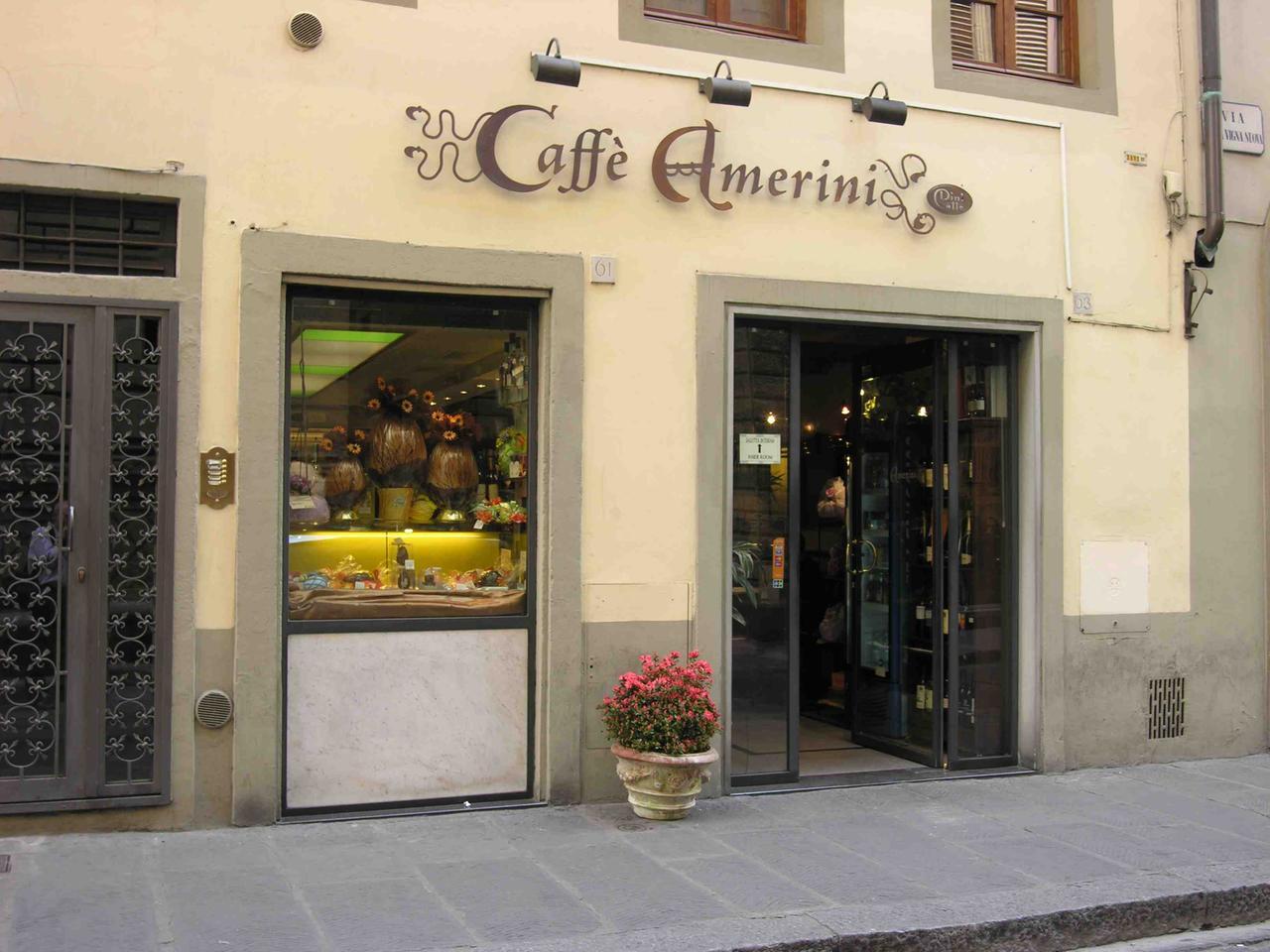 
	Il Caff&egrave; Amerini in via della Vigna Nuova a Firenze

