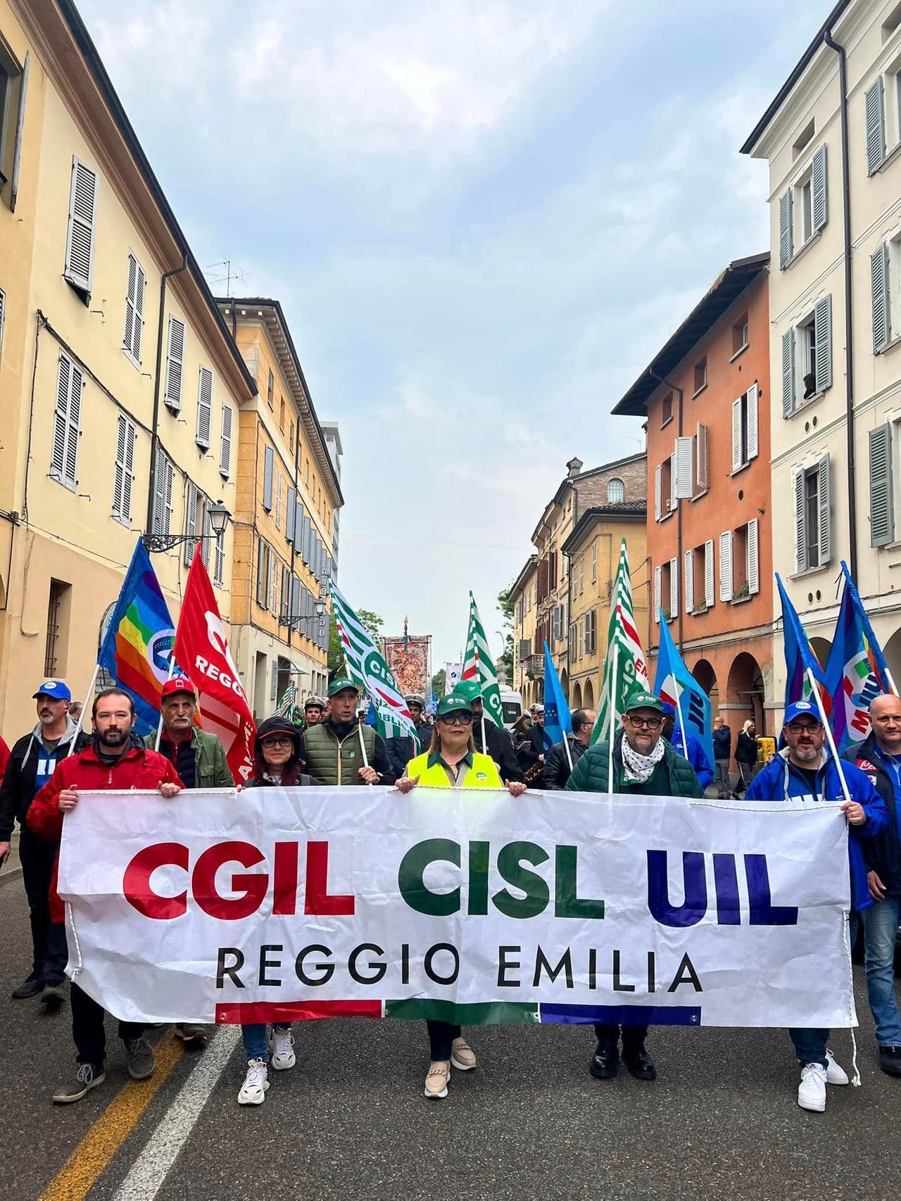 Reggio Emilia in piazza per il lavoro: il programma tra città e provincia