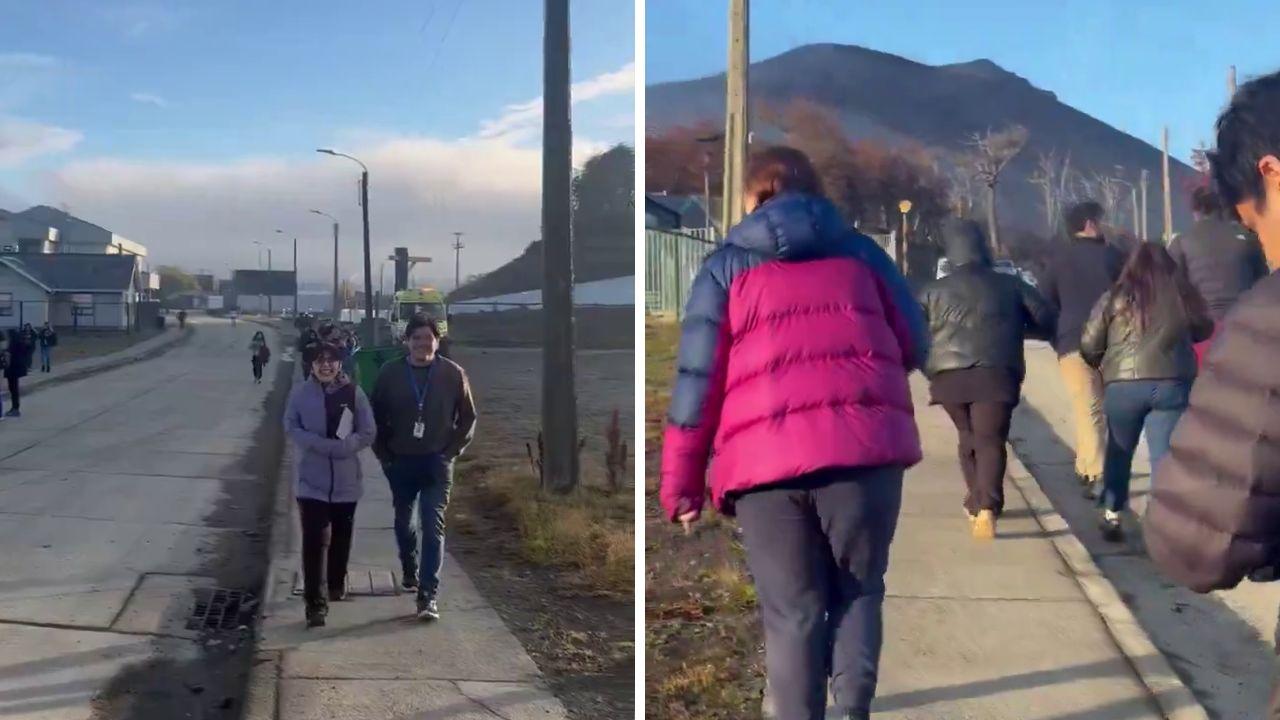 
	Persone in strada dopo il terremoto


