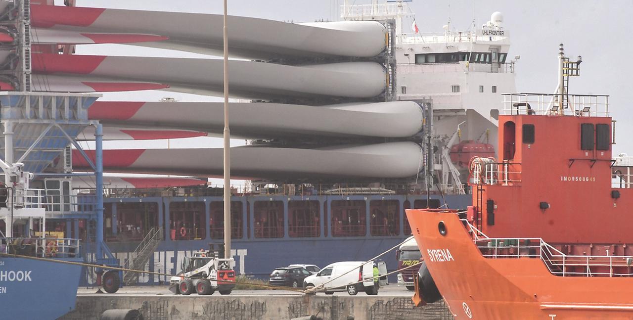 Un cantiere per le pale eoliche su 225 ettari di zona industriale