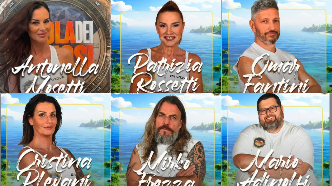 Isola dei famosi: ecco chi sono i naufraghi della 19ª edizione