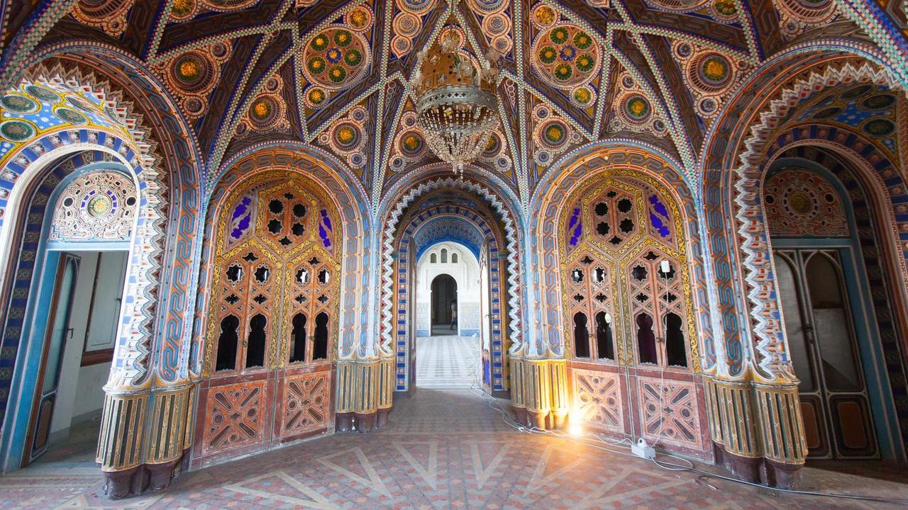 Un interno del Castello di Sammezzano