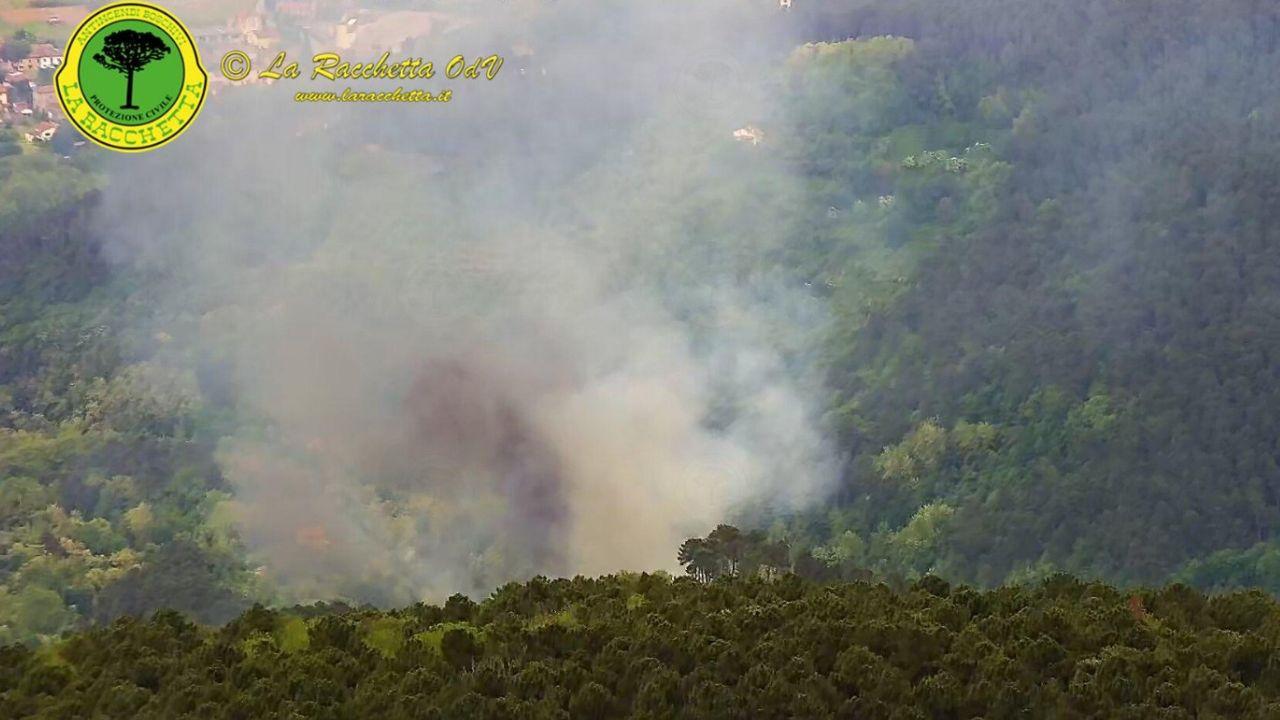 
	L'incendio sul Monte Serra

