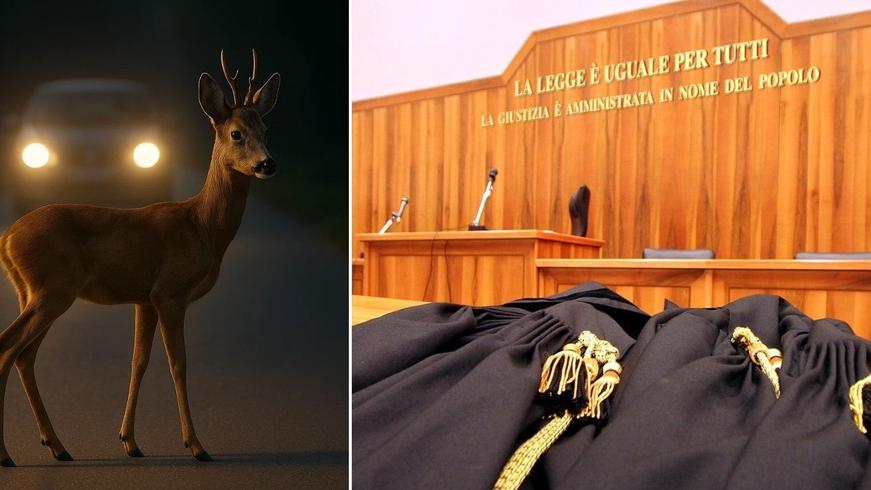 Capannori, incidente provocato da un capriolo: Provincia condannata a risarcire l'automobilista ferita