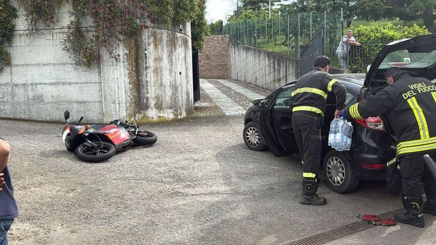 Le immagini dello schianto sulla Giardini, a Maranello